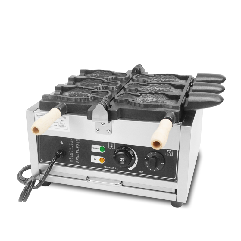 Food Processor Snacks - Ticari 3 adet Dondurma Balık Şekli