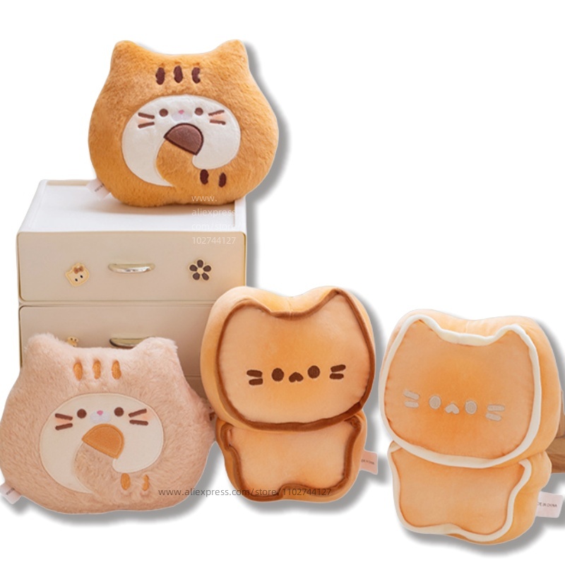 Soft Food Snacks Kids - Kawaii Yumuşak Gerçekçi Tereyağı Bisküvi Kedi