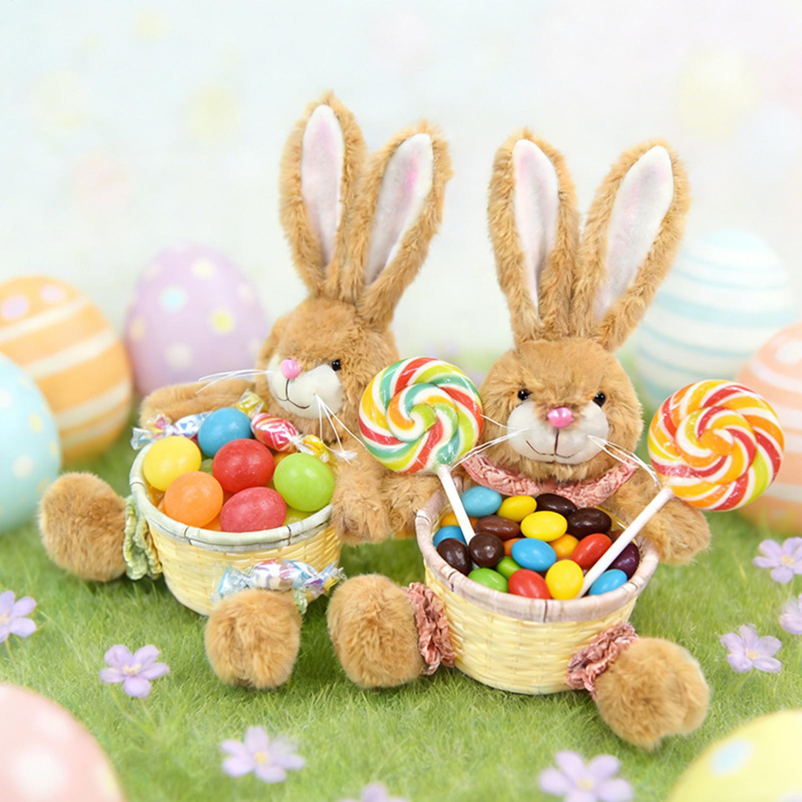Food Snacks For Kids Party - Paskalya Tavşanı Sepeti Şeker Saklama Sepeti