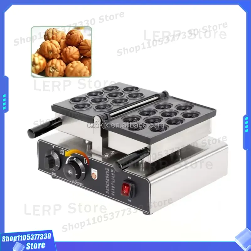 Food Snacks Restaurant - Ticari Ceviz Şeklinde Ekmek Yapma Makinesi