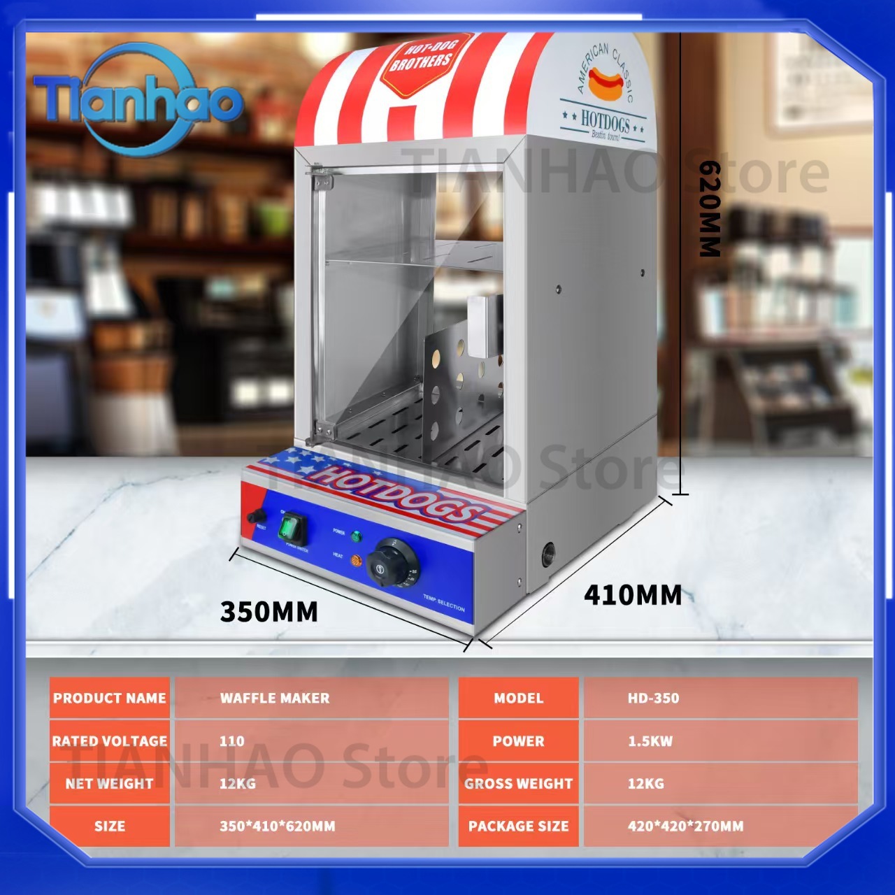 Ticari Otomatik Sosisli Sandvi - Food Processor Snacks incelemesi ve fiyatı