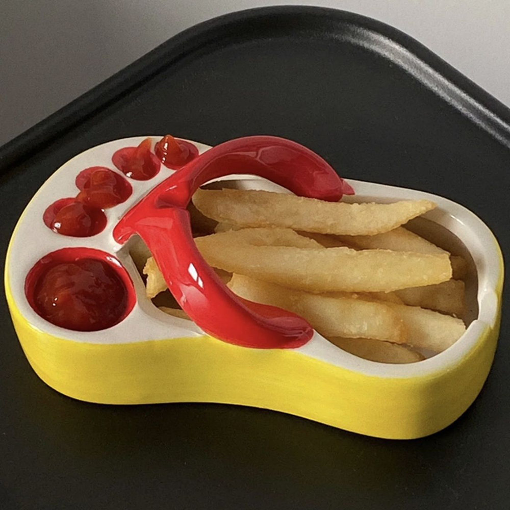 Yaratıcı Komik Terlik Şeklinde - Food Snacks Restaurant incelemesi ve fiyatı