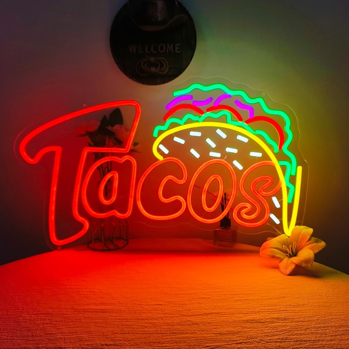 Taco LED Neon Tabela USB Duvar - Food Snacks Restaurant incelemesi ve fiyatı