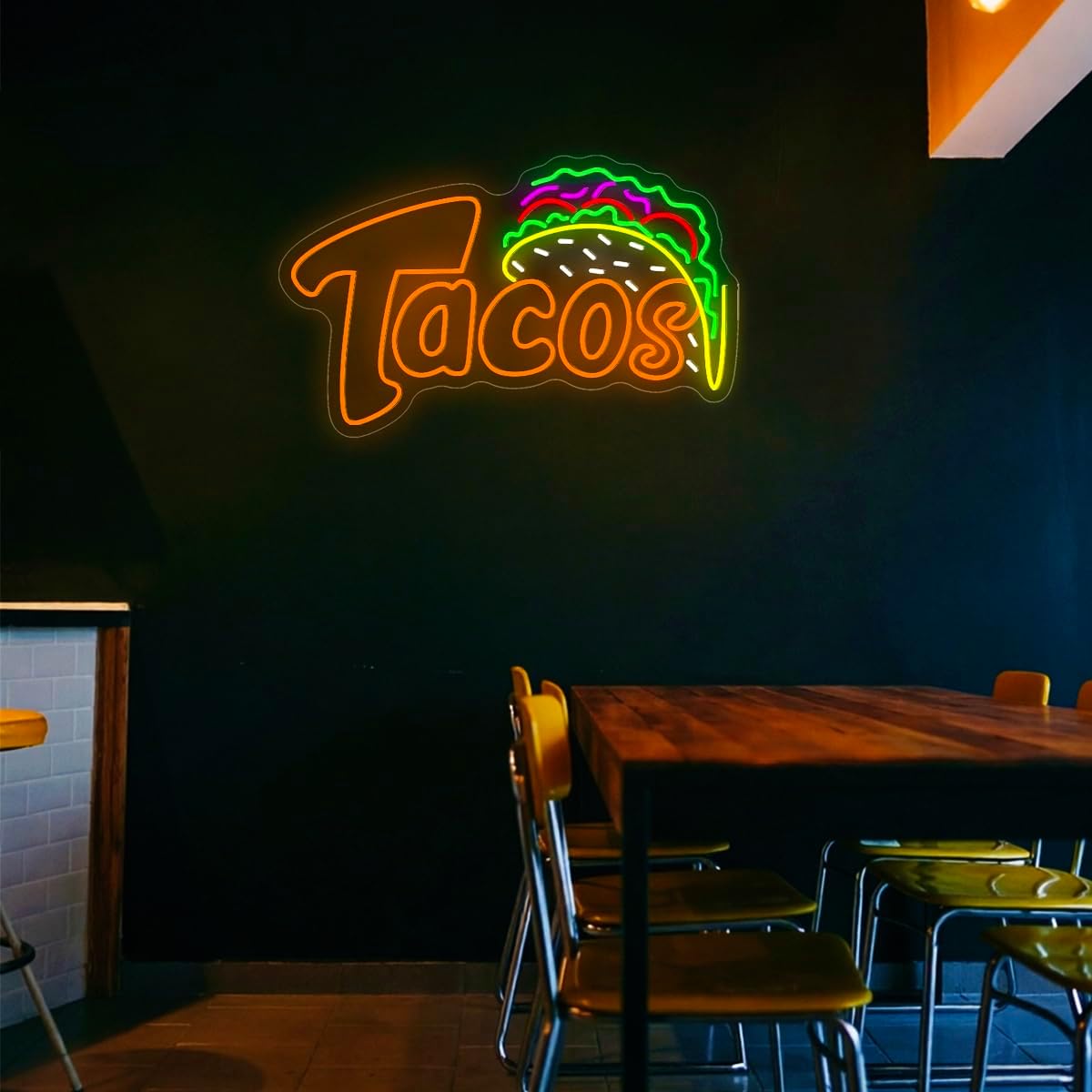 Taco LED Neon Tabela USB Duvar - Food Snacks Restaurant incelemesi ve fiyatı