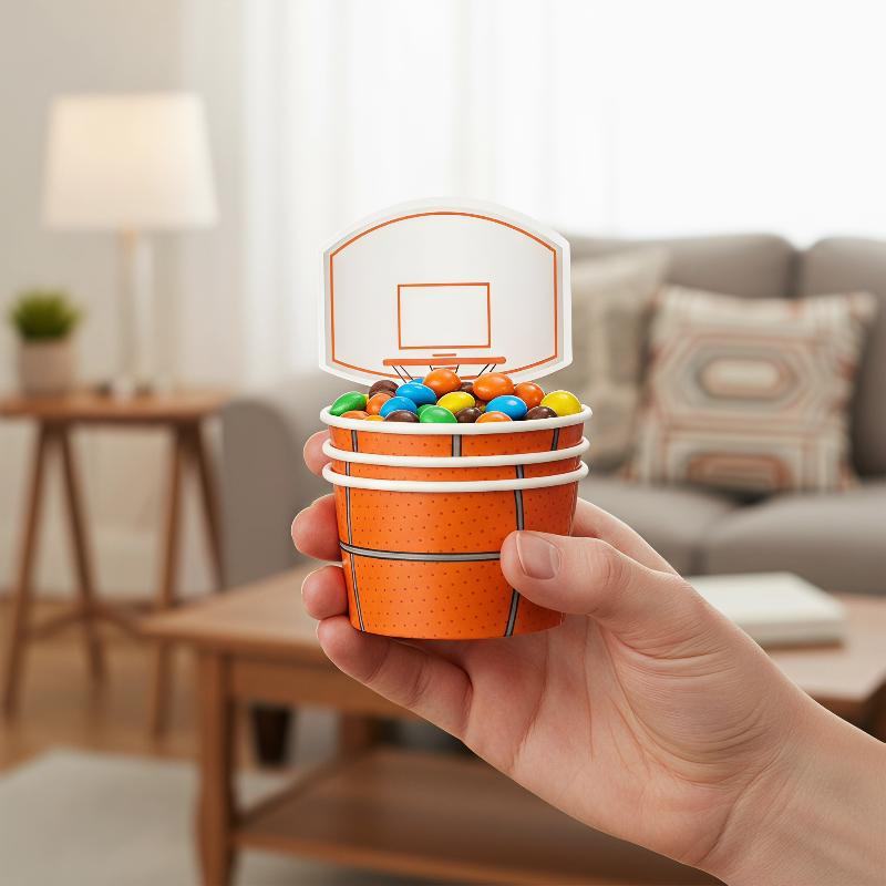 6 adet basketbol atıştırmalık  - Food Snacks For Kids Party incelemesi ve fiyatı