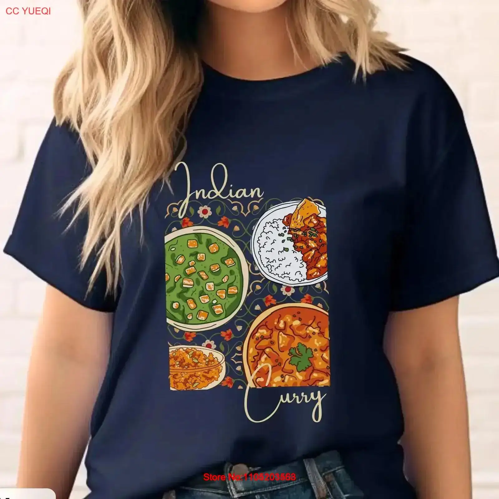 Hint Köri Sanatı Tişörtü Terey - Food Snacks Indian incelemesi ve fiyatı
