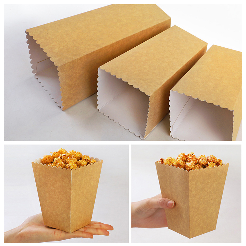 24 adet/grup Kraft Kağıt Patla - Food Snacks For Kids Party incelemesi ve fiyatı