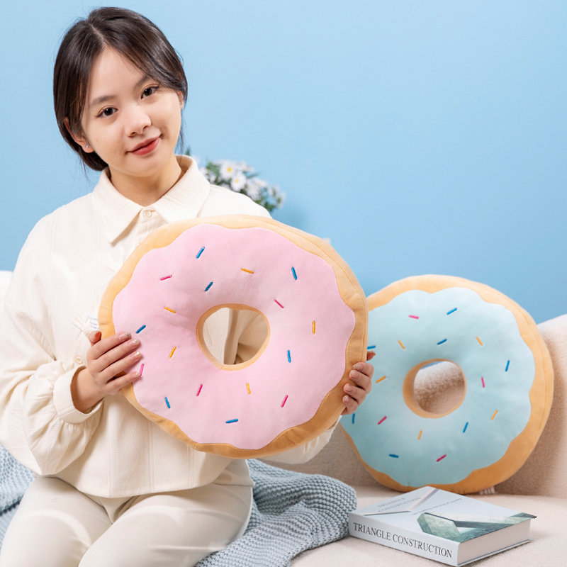 Candy Colors Donut Plush Pillo - Soft Food Snacks Kids incelemesi ve fiyatı