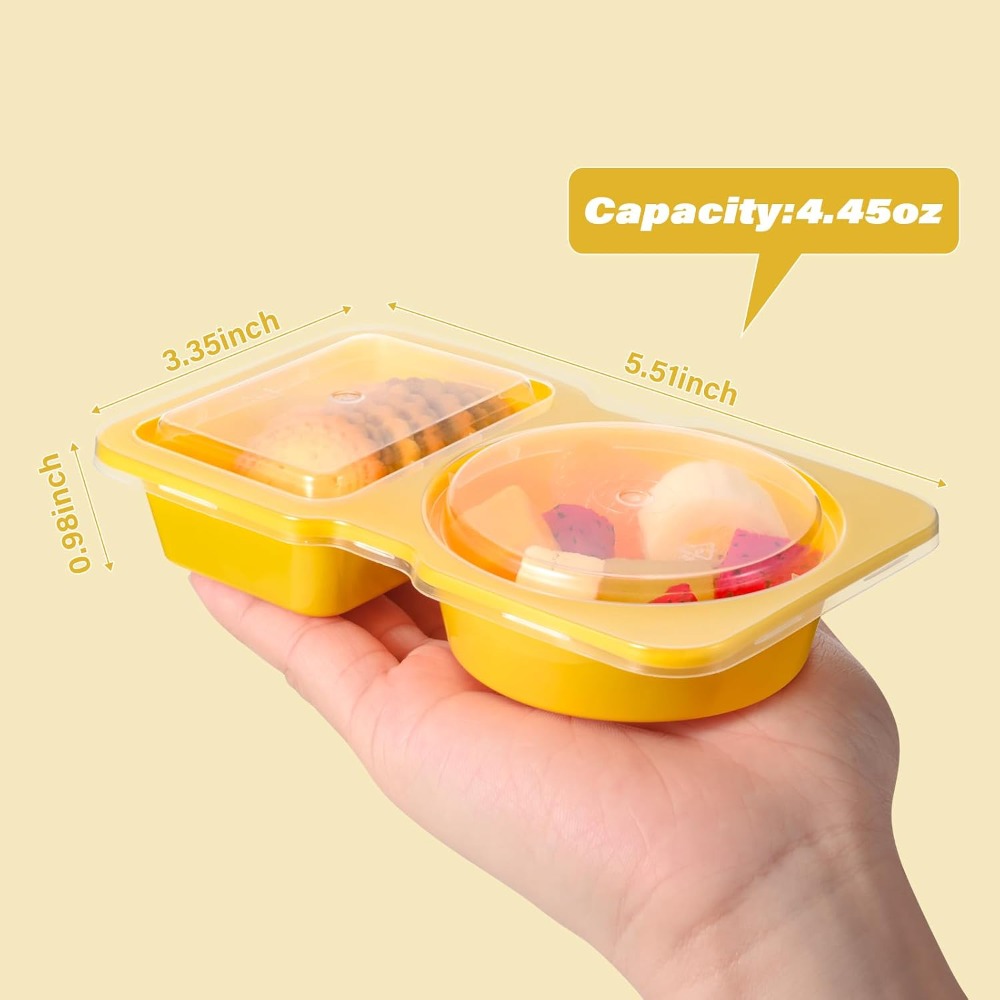 2 Bölmeli Tek Kullanımlık Plas - Food Snacks For Kids Party incelemesi ve fiyatı